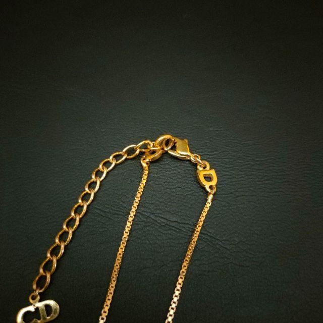 【良品】Dior ディオール CDロゴ ブレスレット ゴールド スター サークル