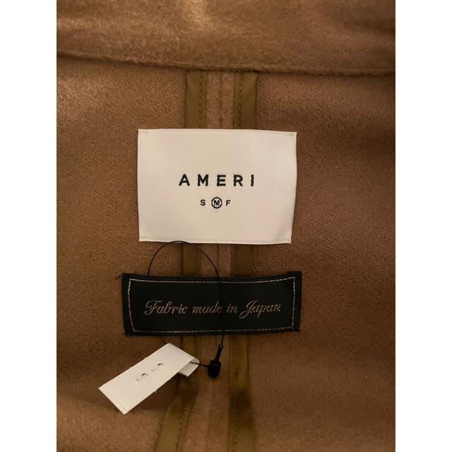 Ameri VINTAGE(アメリヴィンテージ)のAMERI アメリ　フレアロングコート レディースのジャケット/アウター(ロングコート)の商品写真
