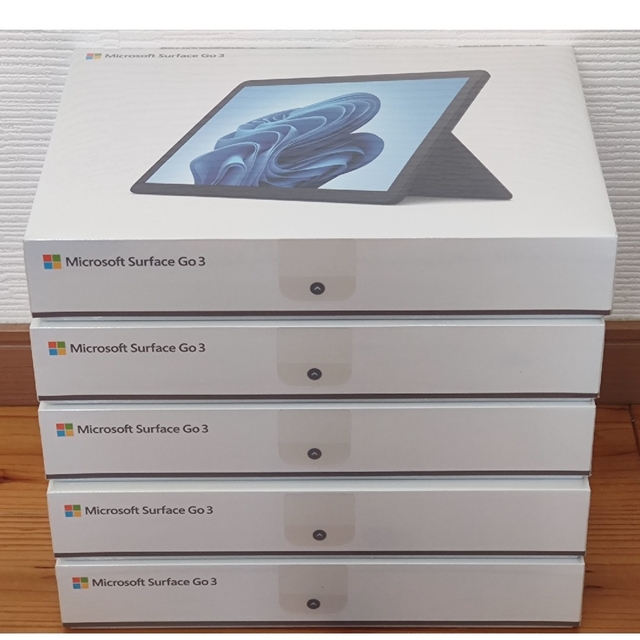 予約販売 Microsoft 3 ５台セット Go 未開封新品 Surface - タブレット