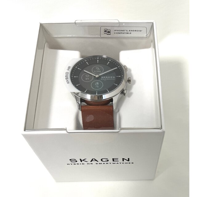 Skagen ハイブリッドスマートウォッチ JORN SKT3000 ブラウン