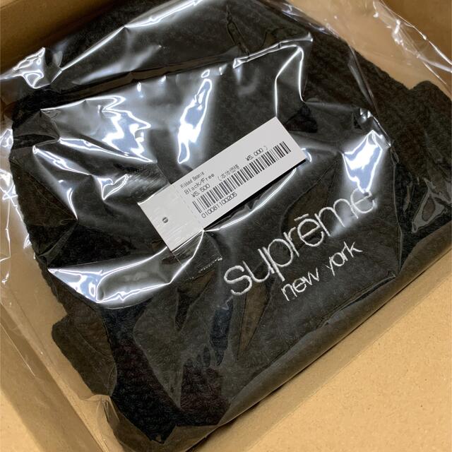 【最終値下】Supreme Ribbed Beanie Black ビーニー