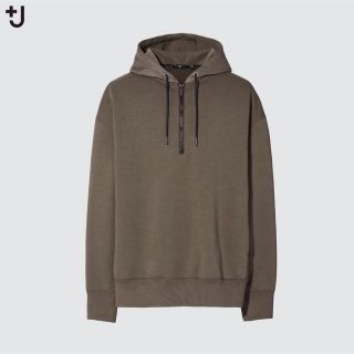 ユニクロ(UNIQLO)のドライスウェットハーフジップパーカー(長袖)(パーカー)