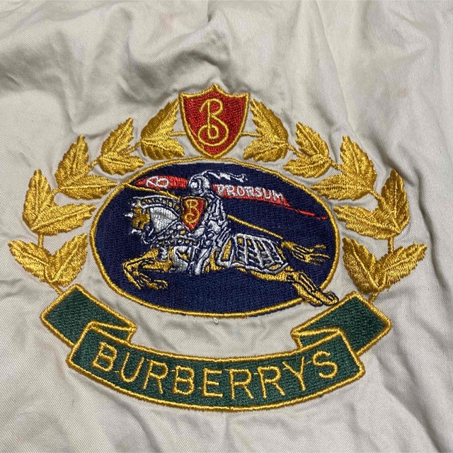 BURBERRY - 90s 古着 バーバリー トレンチコート イギリス製 刺繍ロゴ