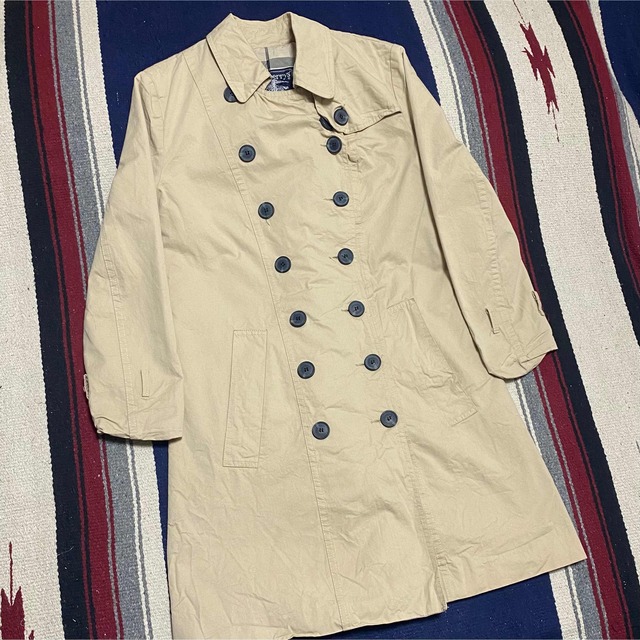 BURBERRY(バーバリー)の90s 古着 バーバリー トレンチコート ノバチェック ベージュ レディースのジャケット/アウター(トレンチコート)の商品写真