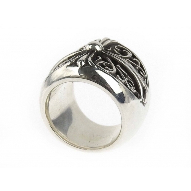 Chrome Hearts(クロムハーツ)のクロムハーツ リング・指輪クラシックオーバルクロスリング シルバー 指輪 16号 メンズのアクセサリー(リング(指輪))の商品写真