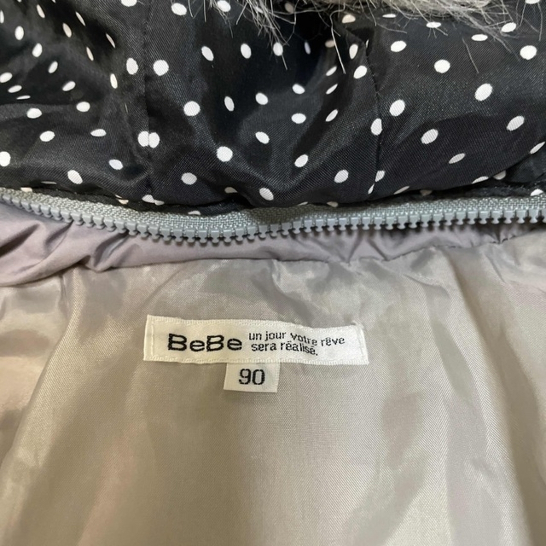 BeBe(ベベ)のBeBe 防寒コート キッズ/ベビー/マタニティのキッズ服女の子用(90cm~)(コート)の商品写真