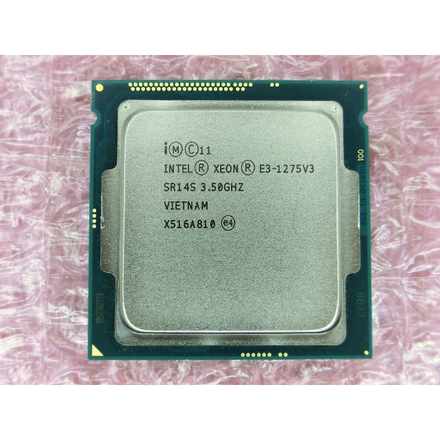 CPU Intel Xeon E3-1275 v3 動作品