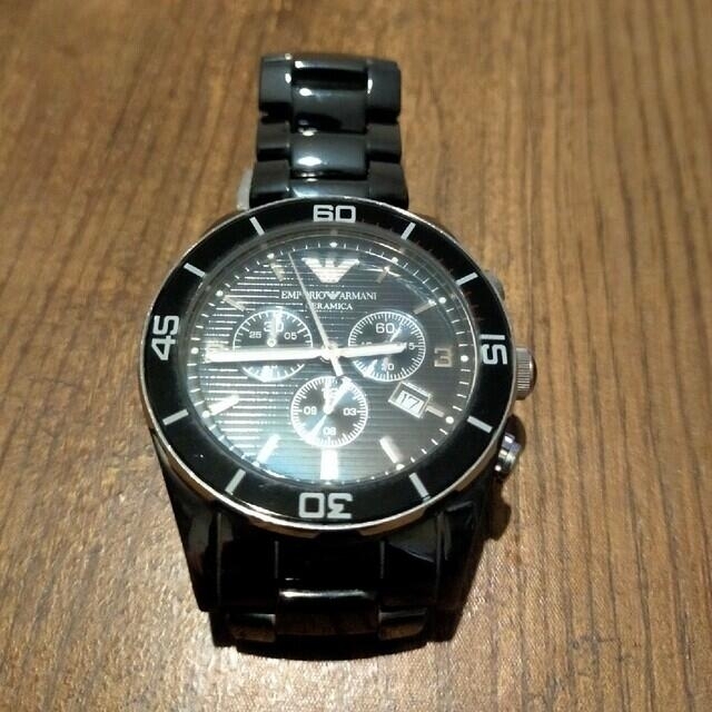 Emporio Armani(エンポリオアルマーニ)のEMPORIO ARMANI 腕時計 セラミカ メンズの時計(腕時計(アナログ))の商品写真