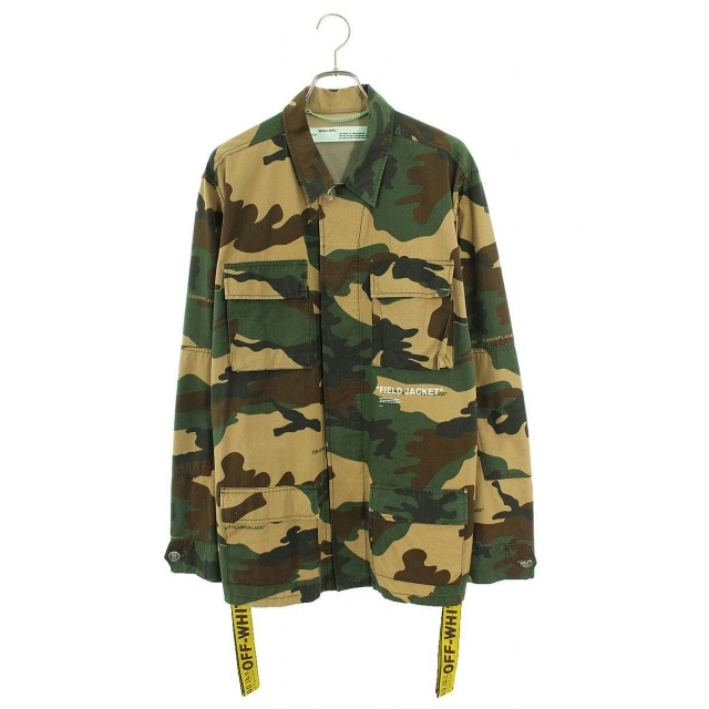 オフホワイト 18AW OMEL003E18026010  Camouflage Field Jacket カモ柄フィールドシャツジャケット メンズ L