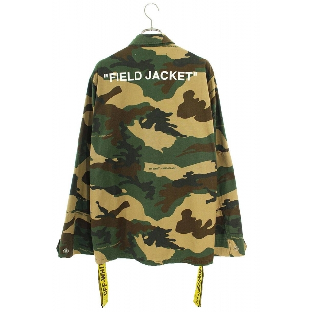 オフホワイト 18AW OMEL003E18026010 Camouflage Field Jacket カモ柄