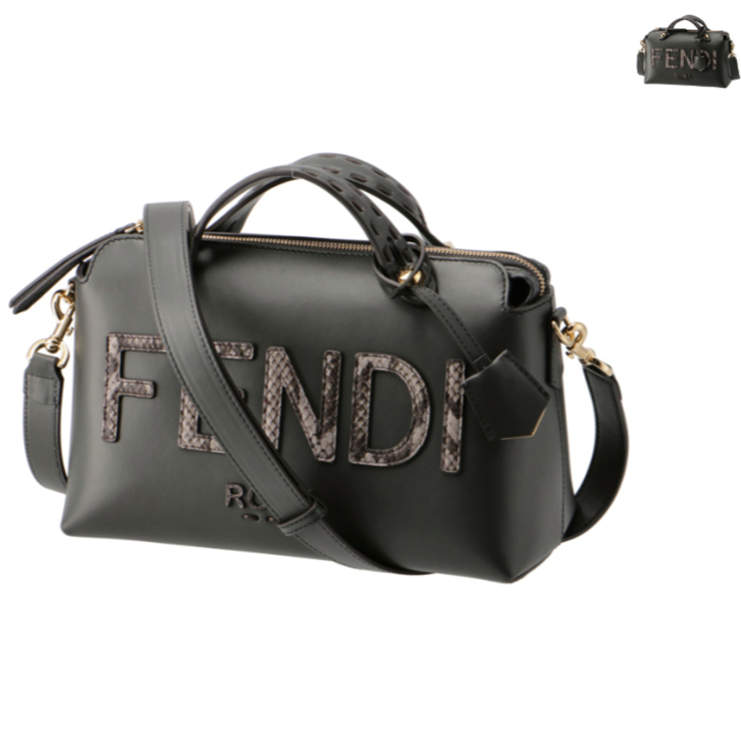 フェンディ FENDI バイ ザ ウェイ ミディアム ショルダーバッグ BY THE WAY 2wayバッグ パイソン 8BL146 AHMM