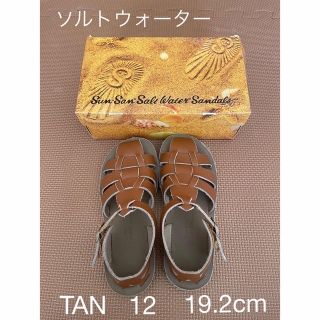 ビームス(BEAMS)のソルトウォーターサンダル　TAN 12  19.2cm(サンダル)