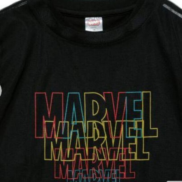 MARVEL(マーベル)の定価¥3289 半袖Tシャツ　ワンピース　チュール付 レディースのトップス(Tシャツ(半袖/袖なし))の商品写真