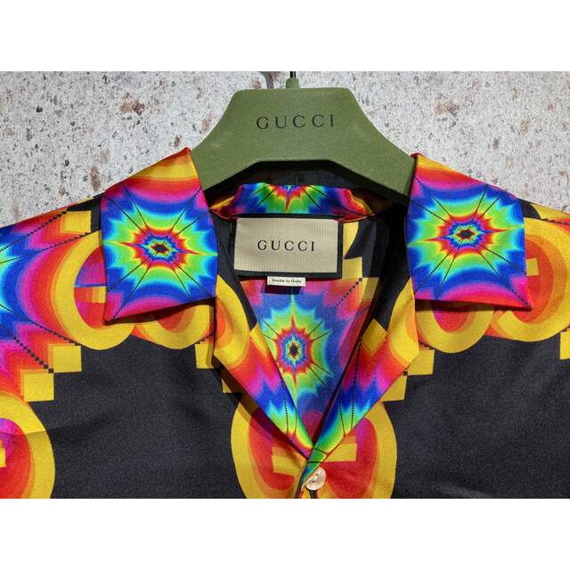 Gucci - セール 22SS グッチ カレイドスコープ シルクシャツの通販 by