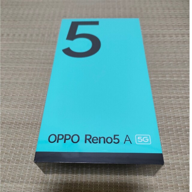 OPPO Reno5 A（eSIM対応）、シルバーブラック、未使用品！