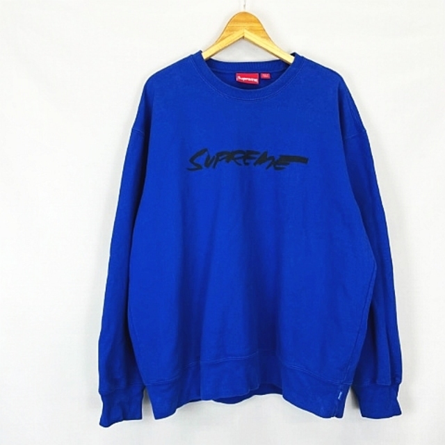 Supreme SUPREME 20AW Futura Logo Crewneck 青 XL