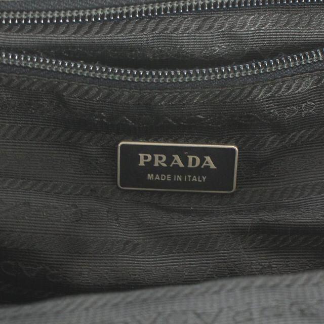 プラダ PRADA ハンドバッグ がま口 レザー 黒 2