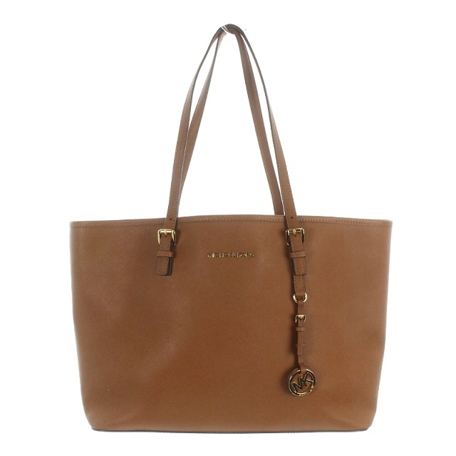 マイケルコース MICHAEL KORS トートバッグ レザー 茶 - トートバッグ