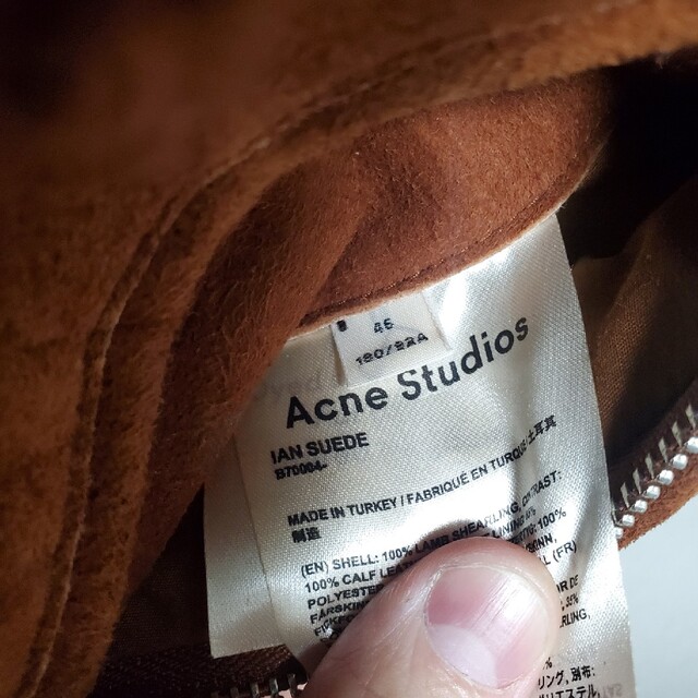 Acne Studios　ムートン　シアリング　メンズ　アクネストゥディオズ メンズのジャケット/アウター(フライトジャケット)の商品写真