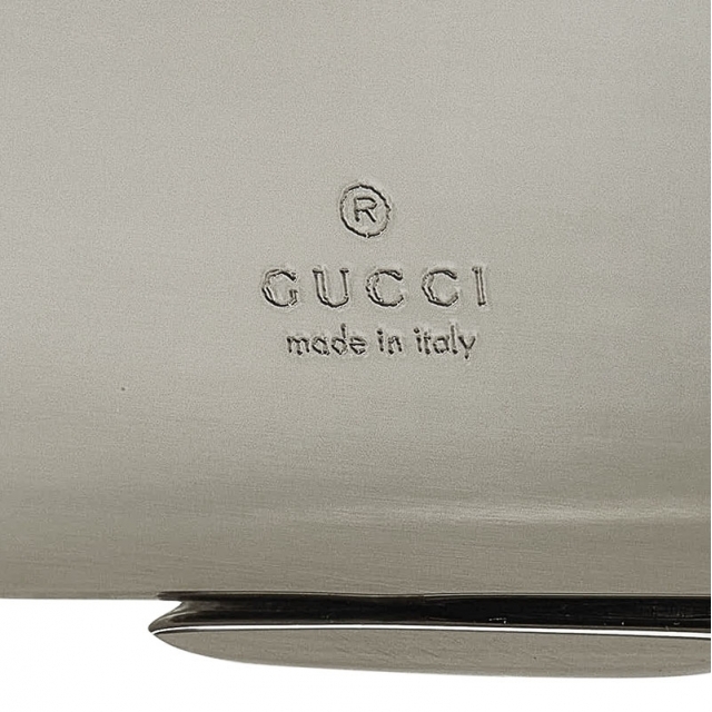 Gucci(グッチ)の美品 グッチ コンパクトミラー 鏡 二つ折り メタル レディース GUCCI 【1-0070390】 レディースのファッション小物(ミラー)の商品写真