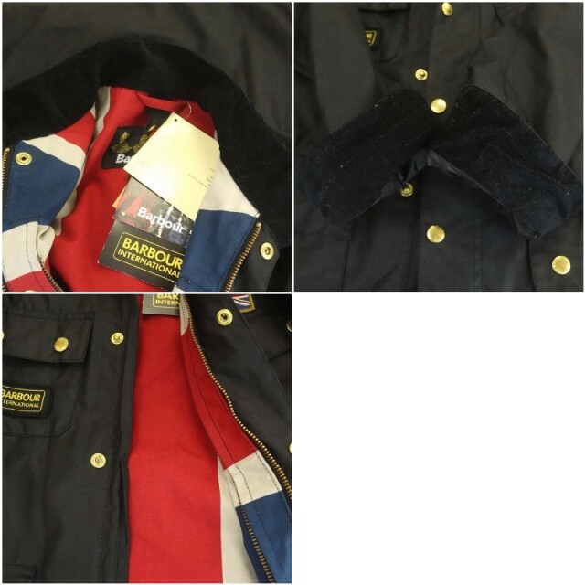 Barbour(バーブァー)のバブアー International Union Jacket ジャケット 黒 レディースのジャケット/アウター(ブルゾン)の商品写真