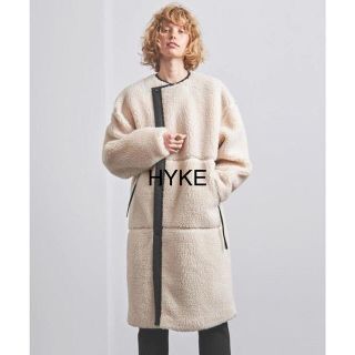 大人気　美品✨HYKE FAUX SHEARLING COAT ボアコート