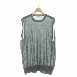 サクラ(SACRA)のサクラ FINE TWIST COTTON SILK TOP ニット カットソー(カットソー(半袖/袖なし))