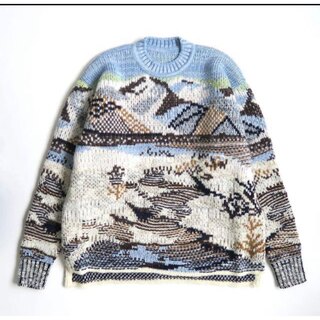 マメ(mame)のmame spring knitted pullover サイズ1(ニット/セーター)