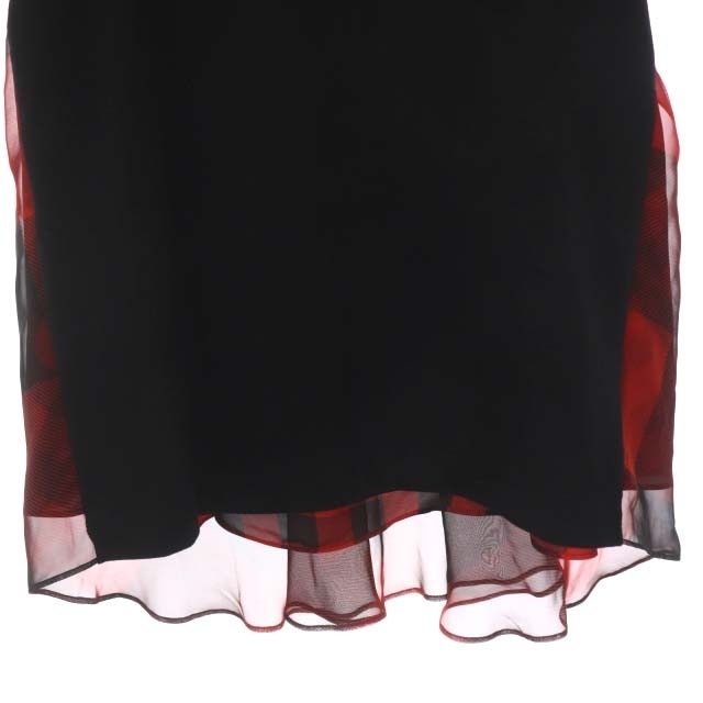サカイ 22SS バッファロー チェック Tシャツ カットソー 半袖 切替 2-