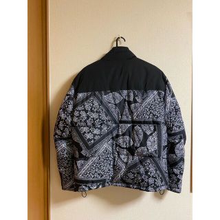 ZARA ペイズリー柄ダウンジャケット パフジャケット バンダナ ザラ