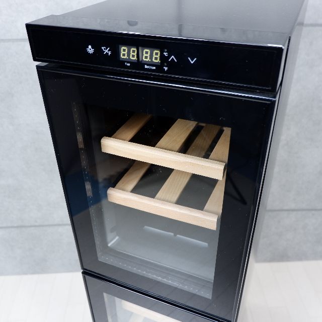 美品 2021年制 18本収納可能 ワインセラー CPR18-BK ペルチェ式 美品 2021年制 18本収納可能 ワインセラー CPR18-BK ペルチェ式