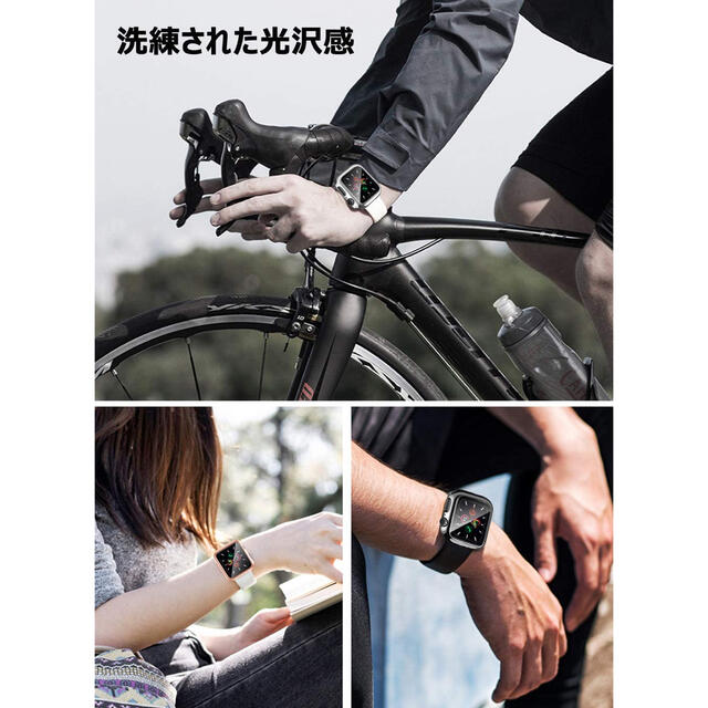 2個★アップルウォッチ Apple Watch 4/5/6/SE 40mmケース メンズの時計(腕時計(デジタル))の商品写真