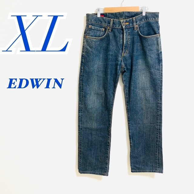 EDWIN(エドウィン)のEDWINエドウィン デニムパンツ ストレート コットン メンズのパンツ(デニム/ジーンズ)の商品写真