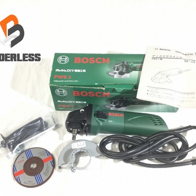 自動車/バイク☆未使用品☆ BOSCH ボッシュ 100ｍｍ ディスクグラインダ PWS1 研磨機 サンダー 100V 日曜大工 DIY ディスクグラインダー 60749