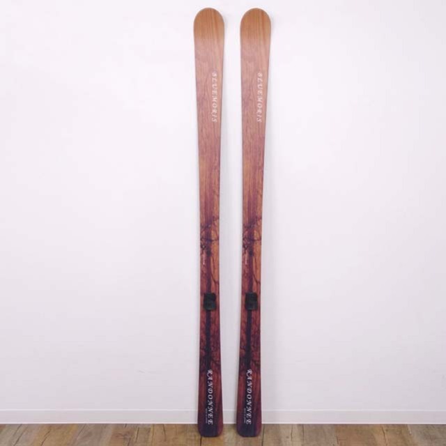 素材-美品 ブルーモリス Bluemoris RANDONNEE ランドネ ステップソール 170 cm ツアースキー BCスキー スキー板  重量実測：1810g(1本あたり)