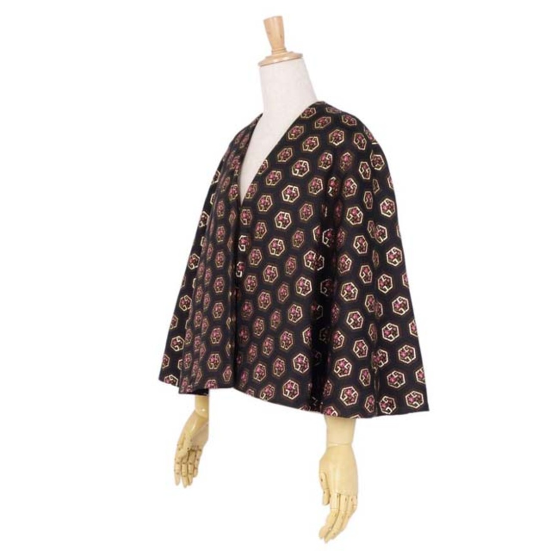 Gucci - 極美品 グッチ GUCCI ポンチョ ケープ GG柄 総柄 シルク混