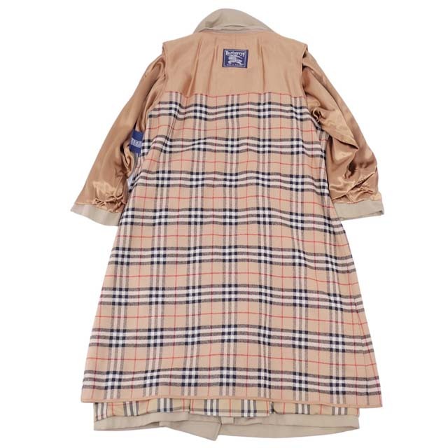 BURBERRY(バーバリー)の極美品 Vintage バーバリー Burberrys コート トレンチコート レディース 英国製 ライナー アウター 古着 10LONG(L相当) ベージュ レディースのジャケット/アウター(トレンチコート)の商品写真