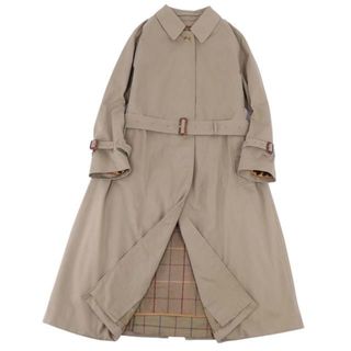 バーバリー(BURBERRY)のVintage バーバリー Burberrys コート 一枚袖 ライダーコート ステンカラー バルマカーン レディース ベルト ライナー アウター 古着 10EXLONG(L相当) ベージュカーキ(その他)