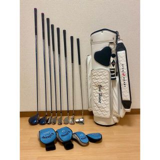 キャロウェイ(Callaway)のらくま様専用　キャロウェイGEMSレディース8本セット　キャディーバッグ付(クラブ)