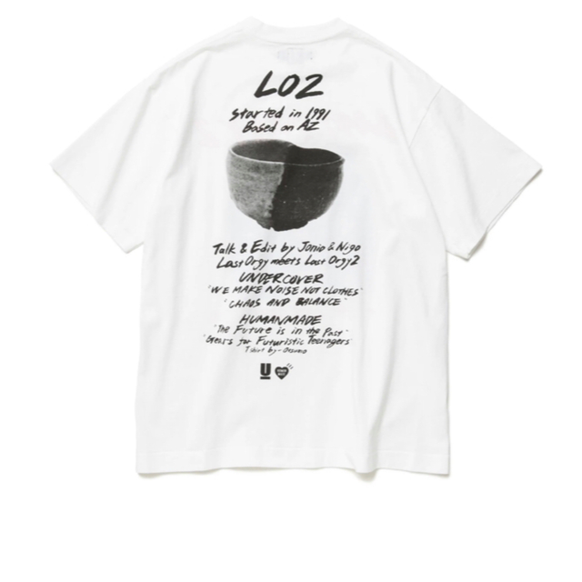 HUMAN MADE(ヒューマンメイド)のHUMAN MADE UNDERCOVER LAST ORGY2 "White" メンズのトップス(Tシャツ/カットソー(半袖/袖なし))の商品写真