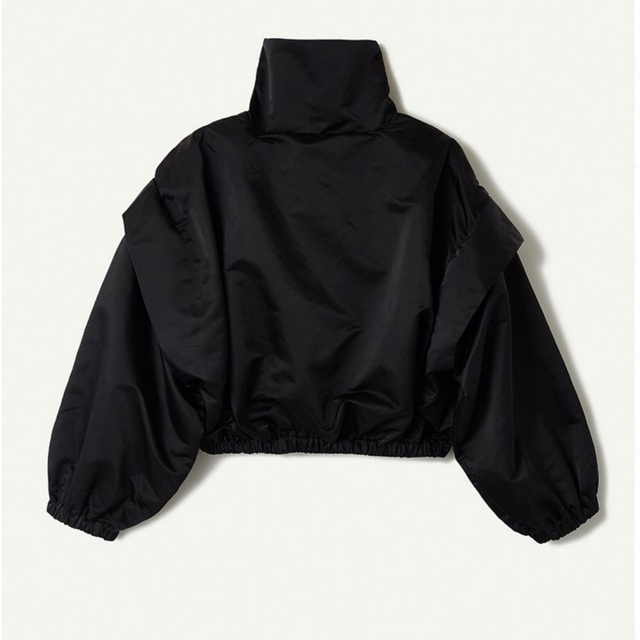 STUDIOUS(ステュディオス)のleinwande Nylon Cropped Jacket / Black レディースのジャケット/アウター(ナイロンジャケット)の商品写真