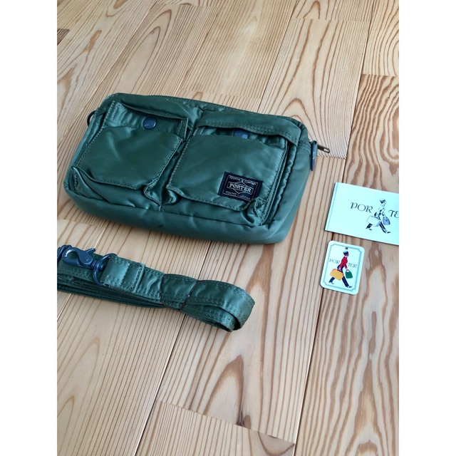 【絶品】 PORTER ポーター 吉田カバン ウエストバッグ タンカー グリーン