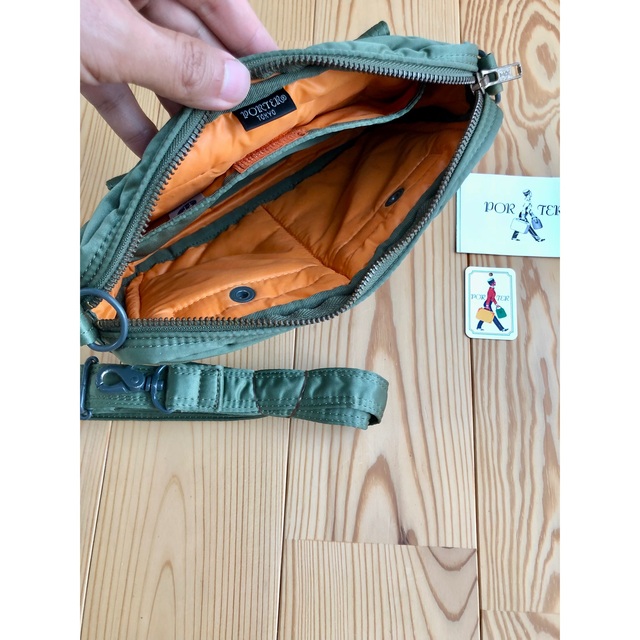 絶品】 PORTER ポーター 吉田カバン ウエストバッグ タンカー グリーン