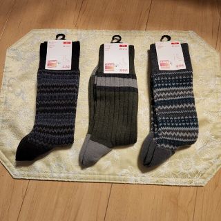 ユニクロ(UNIQLO)のUNIQLOのメンズ ヒートテックソックスです‪ෆ  ̖́-‬(その他)