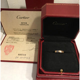 カルティエ(Cartier)のカルティエ Cartier ミニラブリング ピンクゴールド(リング(指輪))