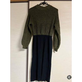 マウジー(moussy)のMOUSSY ニットワンピ(ひざ丈ワンピース)