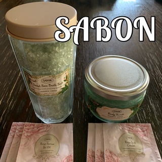 サボン(SABON)のSABON ブリスフル・グリーン　バスソルト　ボディスクラブ(入浴剤/バスソルト)