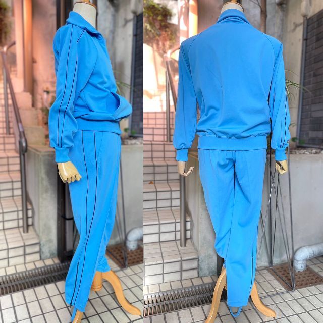 PUMA - 希少☆Lブルー!80sビンテージ日本製【PUMA】ジャージ上下 送料込 PUMA - 希少☆Lブルー!80sビンテージ日本製【PUMA】ジャージ上下 送料込