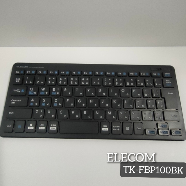 ELECOM(エレコム)のELECOM  Bluetooth キーボード TK-FBP100BK スマホ/家電/カメラのPC/タブレット(PC周辺機器)の商品写真
