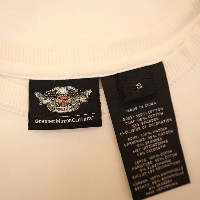 Harley Davidson(ハーレーダビッドソン)のハーレーダビッドソン HARLEY DAVIDSON ロゴ 両面刺しゅうTシャツ メンズのトップス(Tシャツ/カットソー(七分/長袖))の商品写真